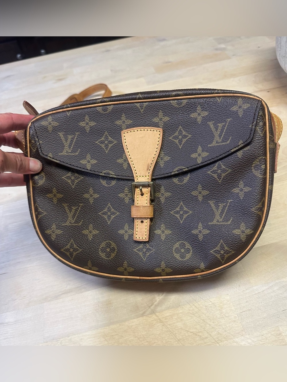 Louis Vuitton Monogram Saddle Bag in Brown and Tan